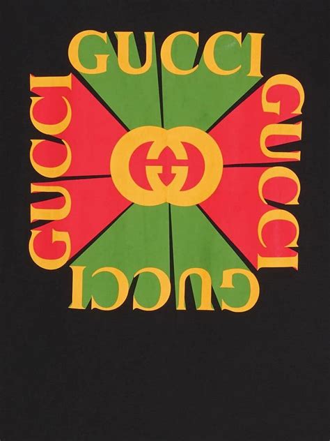 gucci vintage logo print tee